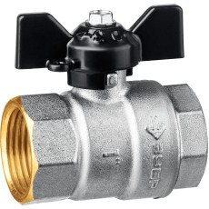 ЗУБР d 1″, ручка ″бабочка″, ″мама-мама″, полнопроходной шаровой кран (51323-1)