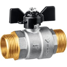 ЗУБР d 1″, ручка ″бабочка″, ″папа-папа″, полнопроходной шаровой кран (51327-1)