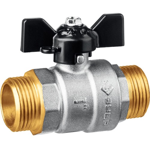 ЗУБР d 1″, ручка ″бабочка″, ″папа-папа″, полнопроходной шаровой кран (51327-1)