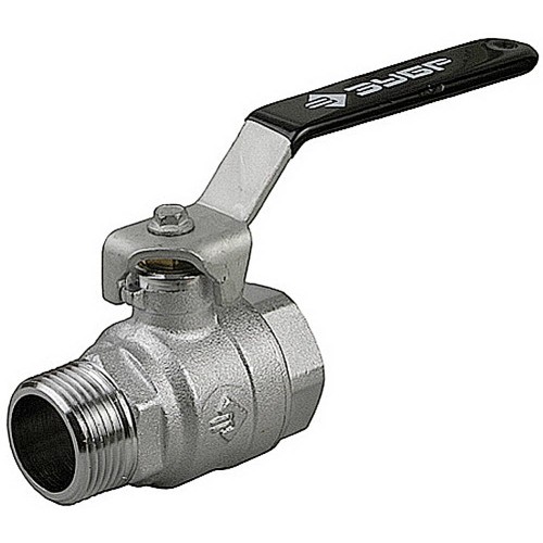 ЗУБР d 1/2″, ручка-рычаг, шаровой кран (4-51321-C-1/2)