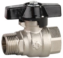 ЗУБР d 1″, ручка ″бабочка″, шаровой кран (4-51324-C-1)