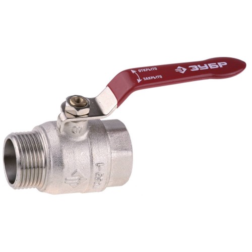 ЗУБР d 1″, ″мама-папа″, шаровой кран (51351-N-1)