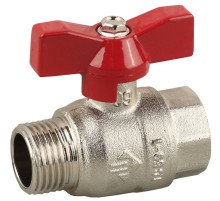 ЗУБР d 1″, ″мама-папа″, шаровой кран (51354-N-1)