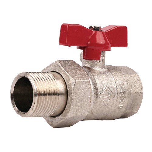 ЗУБР d 1″, ″мама-папа″, шаровой кран (51357-N-1)