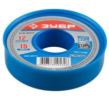 ЗУБР 0.2 мм х 12 мм х 15 м, 0.40 г/см3, ФУМ лента (12371-12-040)