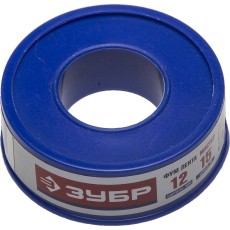 ЗУБР 0.1 мм х 12 мм х 15 м, 0.25 г/см3, ФУМ лента (12373-12-025)
