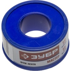 ЗУБР 0.1 мм х 19 мм х15 м, 0.40 г/см3, ФУМ лента (12373-19-040)