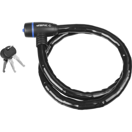 ЗУБР 1000 мм, d 18 мм, 3 ключа, тросовый замок, Профессионал (37260-100)