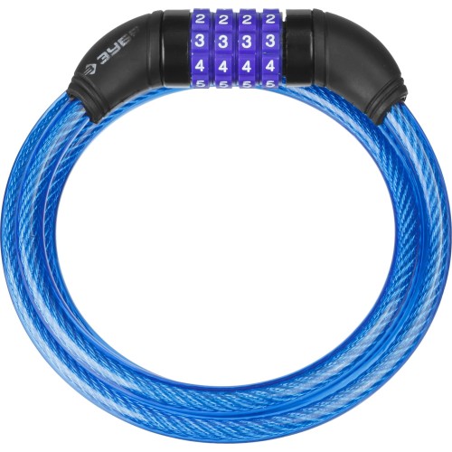 ЗУБР 1200 мм, d 10 мм, кодовый с изменяемым кодом, тросовый замок, Профессионал (37262-120)