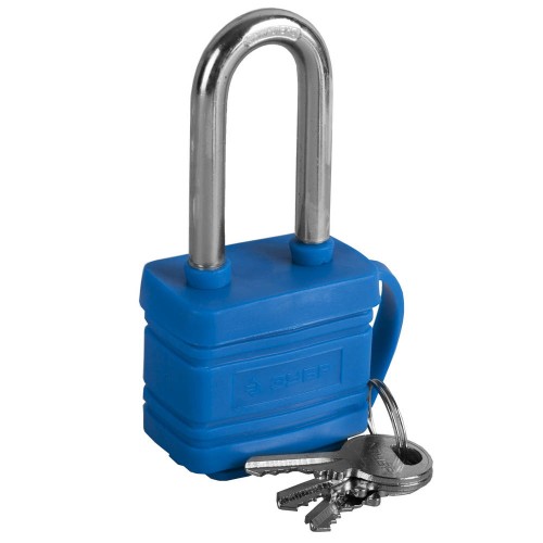 ЗУБР 40 мм, всепогодный, удлиненная дужка, навесной замок (37212-40)