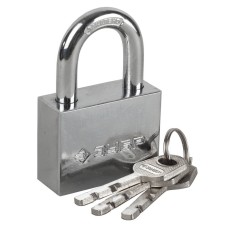 ЗУБР 60 мм, закаленная дужка, стальной корпус, навесной замок (3710-60)