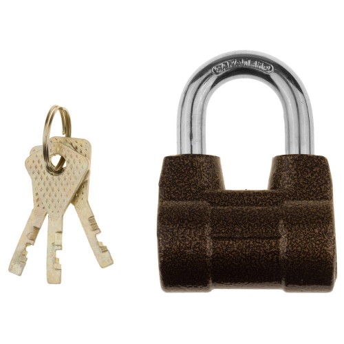 ЗУБР 60 мм, дисковый механизм секрета, облегченный, навесной замок (3720-4)