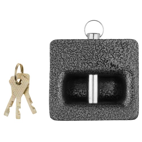 ЗУБР 85 х 80 мм, повышенной защищенности, дисковый механизм секрета, навесной замок (3720-10)