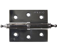 ЗУБР 75 х 63 х 2.5 мм, разъемная, левая, цвет хром (CP), 2 шт, карточная петля (37605-075-2L)