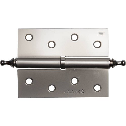 ЗУБР 100 х 75 х 2.5 мм, разъемная, правая, цвет матовый никель (PN), 2 шт, карточная петля (37605-100-4R)