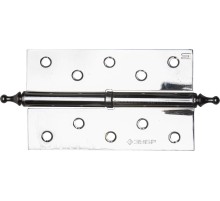 ЗУБР 125 х 75 х 2.5 мм, разъемная, правая, цвет хром (CP), 2 шт, карточная петля (37605-125-2R)