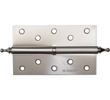 ЗУБР 125 х 75 х 2.5 мм, разъемная, правая, цвет матовый никель (PN), 2 шт, карточная петля (37605-125-4R)