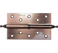 ЗУБР 125 х 75 х 2.5 мм, разъемная, правая, цвет старая медь (AC), 2 шт, карточная петля (37605-125-6R)