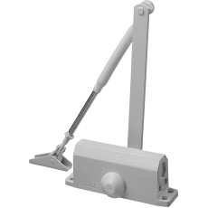 ЗУБР до 80 кг, цвет белый, дверной доводчик, Профессионал (37911-80)