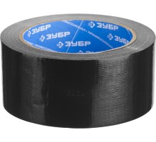 ЗУБР 48 мм, 25 м, черная, на тканевой основе, универсальная армированная лента, Профессионал (12096-50-25)