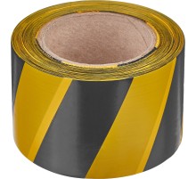 ЗУБР 75 мм, 200 м, желто-черная, сигнальная лента (12242-75-200)