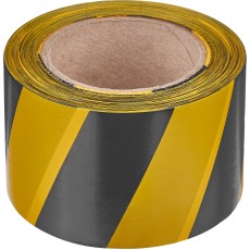 ЗУБР 75 мм, 200 м, желто-черная, сигнальная лента (12242-75-200)