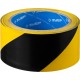 ЗУБР 50 мм, 25 м, желто-черная, разметочная клейкая лента, Профессионал (12249-50-25)