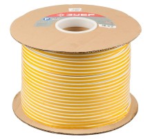 ЗУБР 250 м, P-профиль, размер 9 х 5.5 мм, белый, самоклеящийся резиновый уплотнитель (40922-250)