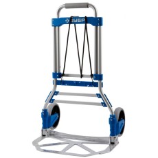 ЗУБР ТР-90, до 90кг, каркас и платформа из алюм, платформа 48.5х28.5см, колеса d13 см, вес 4.65кг, складная хозяйств тележка, Профессионал (38750-90)