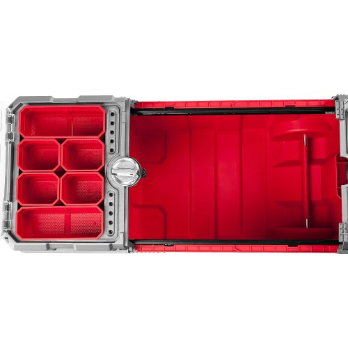 ЗУБР МЕГАБОКС-24, 616 х 378 х 415 мм, (24″), пластиковый ящик-тележка для инструментов, Профессионал (38133-24)