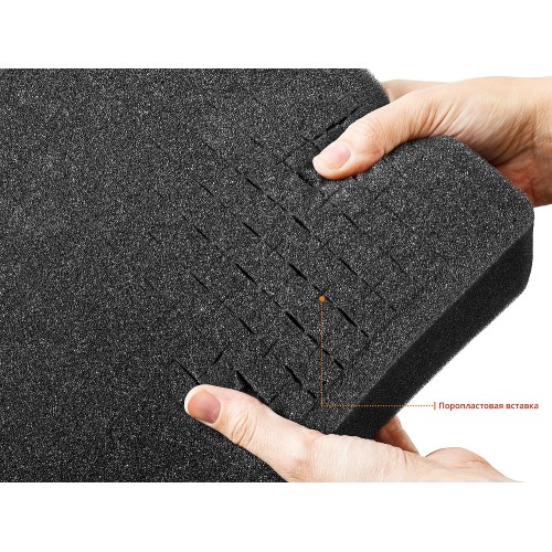 KRAFTOOL PANZER-13, 340 х 290 х 150 мм, (13″), IP55, ударопрочный пластиковый ящик (38251-13)