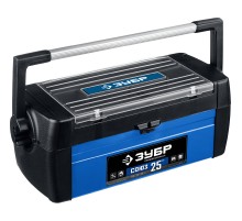 ЗУБР СОЮЗ-25, 640 x 250 x 240 мм, (25″), металлический ящик для инструментов, Профессионал (38151-25)