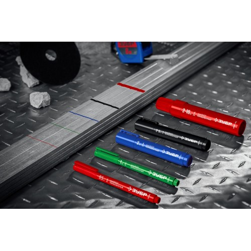 ЗУБР МП-100 зеленый, 1 мм перманентный маркер (06320-4)