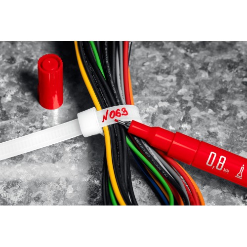 ЗУБР МК-80 синий, 0.8 мм маркер-краска (06324-7)