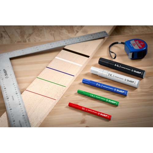 ЗУБР МК-800 черный, 2-8 мм клиновидный маркер-краска (06327-2)