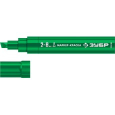 ЗУБР МК-800 зеленый, 2-8 мм клиновидный маркер-краска (06327-4)