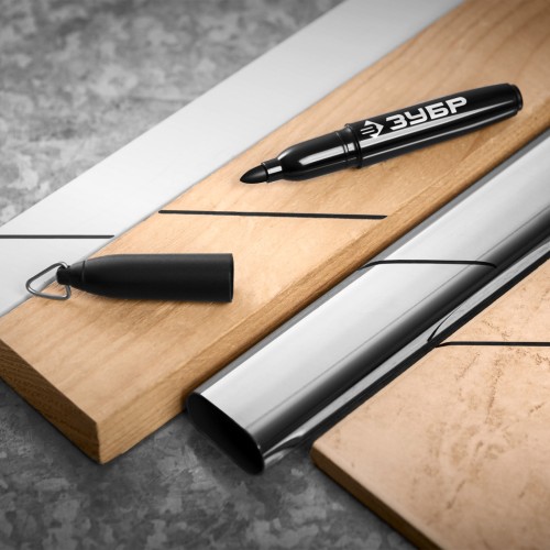 ЗУБР Мини черный, 1-3 мм, 80 шт, перманентный маркер (06331-2)