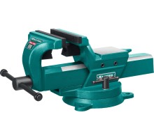 KRAFTOOL FORGE--155/200, с регулировкой компенсации люфта, кованые стальные тиски (32700-200)