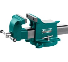 KRAFTOOL STEEL, 125 мм, стальные слесарные тиски (32701-125)