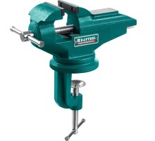 KRAFTOOL Mini, 65 мм, прецизионные тиски на струбцине (32713-75)