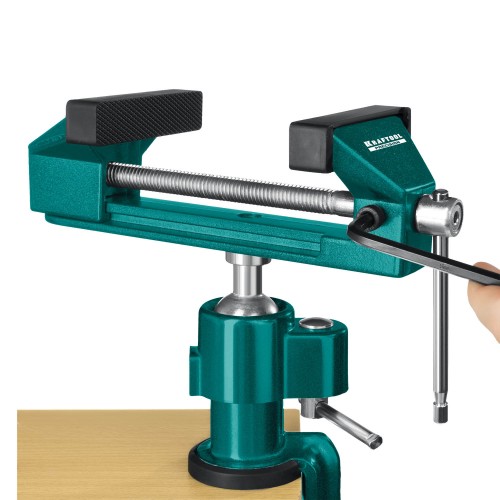 KRAFTOOL Precision, 75 мм, шарнирно-поворотные тиски (32711-75)