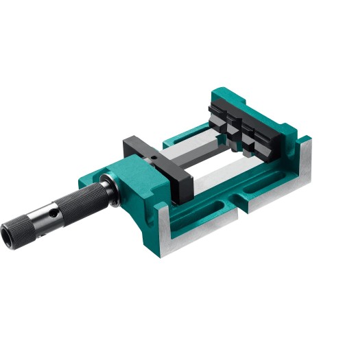 KRAFTOOL 100 мм, трехсторонние, станочные сверлильные тиски (32716-100)