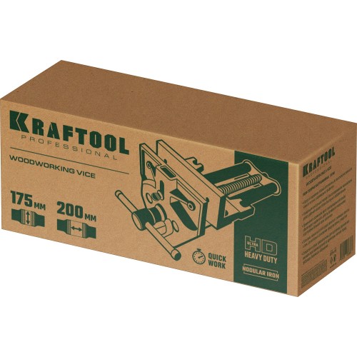 KRAFTOOL 175 мм, столярные быстрозажимные тиски (32719-175)