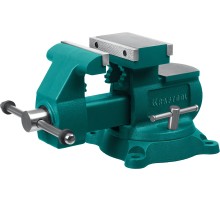 KRAFTOOL Reversible 140 мм, расход 273 мм, Слесарные тиски (32705-140)