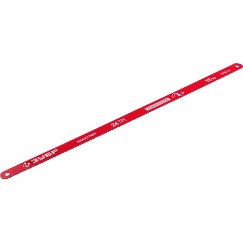 ЗУБР МАСТЕР-24, 24 TPI, 300 мм, 10 шт, гибкое полотно по металлу (15853-24-10)