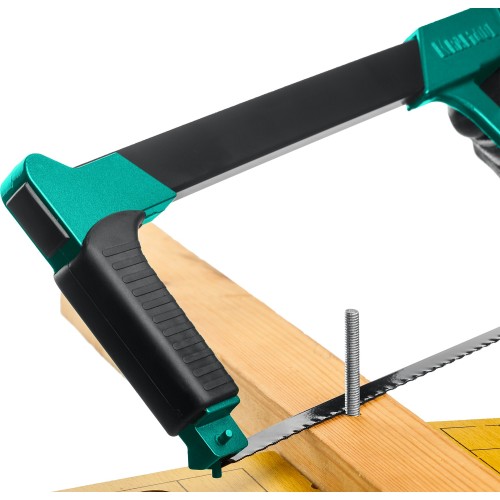 KRAFTOOL GRAND, 300 мм, обрезиненная ручка, полотно Bi-Metal, ножовка по металлу (15801)