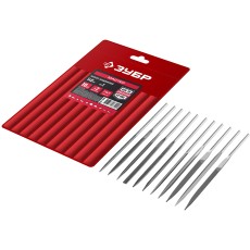 ЗУБР 10 шт, 140 мм, набор надфилей в чехле (1605-H10)