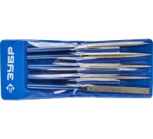 ЗУБР 160 х 80 мм, 5 предметов, P 140, набор алмазных надфилей в пакете PVC (33386-160-H5)