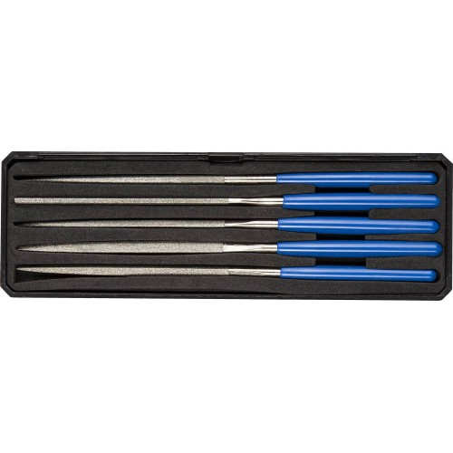 ЗУБР 140 х 75 мм, 5 предметов, P 140, набор алмазных надфелей в пластиковом боксе (33388-140-H5)