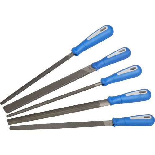 ЗУБР 250 мм, 5 предм, набор напильников, Профессионал (16651-25-H5)